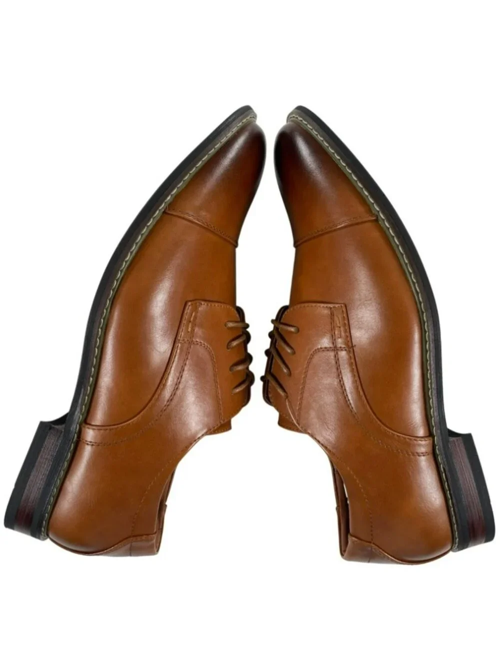 Meridos Classic Brown Leather Oxford Dress Formal Shoes JD01 Men's Size 11.5 NEW